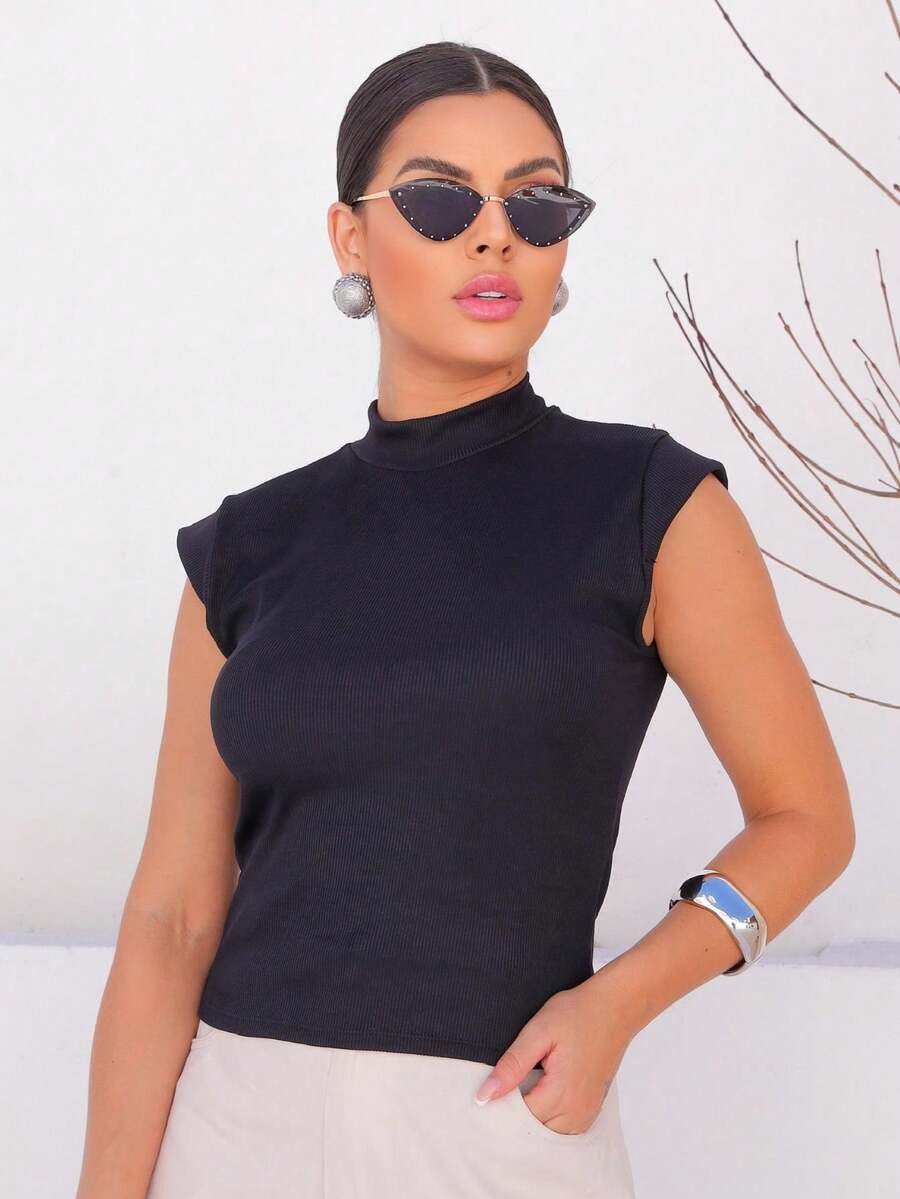 Women Tank Tops & Camis - Negro - Ver 1