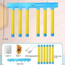 Quick Response Eye-Hand Coordination Wooden Grabbing Stick Machine, Focus Training Tool, Interactive Toy - Multicolor - View 11