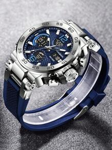 Foxbox Men's Fashionable Blue Digital Watch