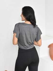 Women T-Shirts - 深灰色 - 查看 2