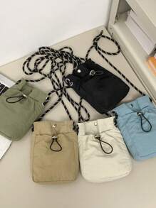 男士迷你手机肩包、单肩包或斜挎包 钱包包 斜挎包 侧包 学生学习用品 秋季邮差包 圆筒包 旧钱 圣诞礼物 假期趣味礼物 侧包 流浪汉腰包 手提包 旅行必需品包 露营斜挎包 夏季包 春季小包 钱包 斜挎包 迷你包 斜挎包 男士侧包 新生活用品 学生用品 男士必需品 男士小包 男士挎包 手机包 帆布手提包 - 黑色 - 查看 6