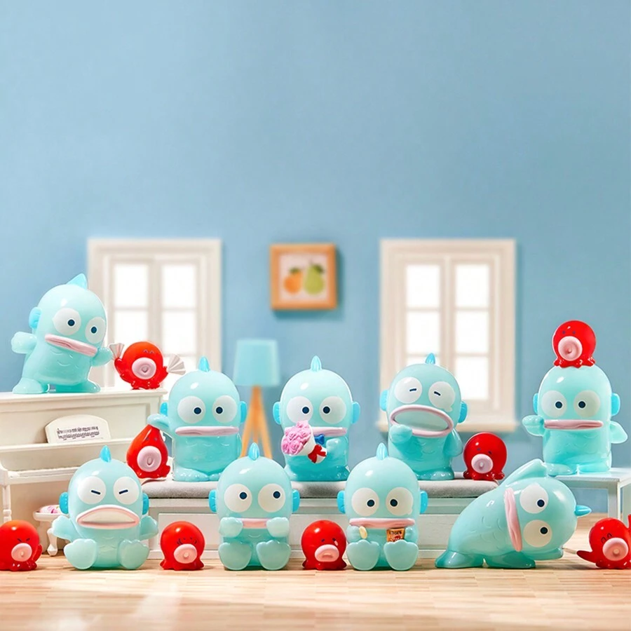Miniso Figura ciega de la serie Emoción de Sanrio Hangyodon (1 pieza, entrega aleatoria) - Multicolor - Ver 1