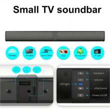 Soundbar Pc Gamer Subwoofer P2 Max Tv Notebook Mobile Tablet Portable Home Cinema Splitter Soundbar Bluetooth Speaker - Black - View 3