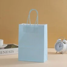 12pcs Kraft Paper Bags - Fashionable Packaging Solution, Gift Wrapping, Reusable Shopping, Party Decor, Craft Project Bag - Suitable For Small Businesses, Baked Goodies Souvenirs, And Wedding Decor, Back To School Valentine Day - Multicolor - View 36