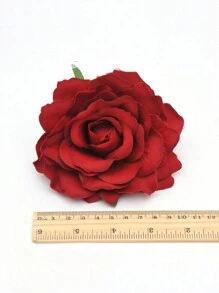 1个玫瑰花冠，高19.68英寸（50厘米），新娘发饰，适用于婚礼、派对、海滩度假、波西米亚风装饰道具。情人节配饰 - 彩色 - 查看 8