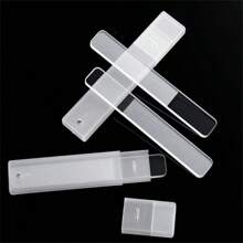 Juego de regalo de 3 piezas/set de limas de uñas de vidrio nanotecnológico, bloques de pulido y pulido, herramientas de manicura reutilizables, para cuidado de uñas para mujeres y niñas
