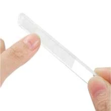 Juego de regalo de 3 piezas/set de limas de uñas de vidrio nanotecnológico, bloques de pulido y pulido, herramientas de manicura reutilizables, para cuidado de uñas para mujeres y niñas