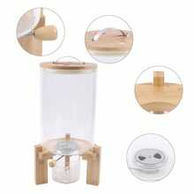 7.5 Liter Rice Dispenser Sealed Storage Container Dry Grain Storage With Cup Kitchen - Glass Sealed Rice Tank, Grain Storage Box Rice Storage Box - 1 - View 4