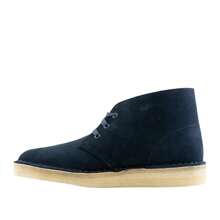 Clarks Originals Desert Coal 海军蓝麂皮男式 Chukka 靴 26169997 - 藍色 - 查看 3