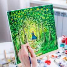 12 tấm vải canvas nhỏ, bảng vải canvas vuông để vẽ, bảng vải canvas phẳng trắng để vẽ Acrylic, bảng vẽ sơn, người lớn học sinh lớp học tại nhà, đồ dùng học tập trở lại trường, đồ dùng học tập, ngày đầu tiên đi học trở lại trường, trở lại trường, đồ dùng học tập - trắng - Xem 4