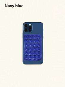 1 件/2 件全新硅胶吸盘方形单面手机吸盘支架粘性手机壳支架硅胶手机配件兼容 iPhone 和 Android 免提玩具镜子淋浴手机支架振动视频和自拍通用充电器皮套吸盘硅胶吸盘手机壳卡夹钱包名片夹信用卡夹女士女士男士 - 彩色 - 查看 17