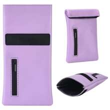 JBNG Pocket Size Smell Proof Storage Bag PU Leather Smell Proof Case For Home And Travel - Black - View 4