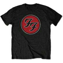 Foo Fighters | Official Band T-Shirt | FF Logo - 48-Hour Fast Shipping!  - Black - View 1