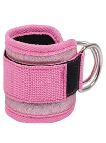 1 pieza Correas de tobillo de patada de máquina de cable para accesorio de puño de entrenamiento de glúteo de gimnasio en casa con correas de pierna ajustables y acolchado de neopreno - Rosa - Ver 13