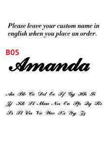 1pc Personalized Stainless Steel Customized Name Cutout Geometric Pattern Square Pendant Necklace, Stylish Jewelry Gift For Friends - Silver - View 10