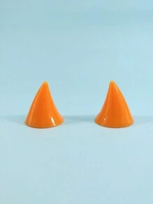 2pcs Personalized Motorcycle Electric Vehicle Helmet Suction Cup, Male And Female Devil Horns, Horn Decorative Accessories, Suitable For Helmet Decoration, Personalized And Fashionable - Multicolor - View 12