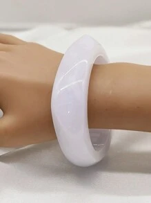 1 chiếc vòng tay Acrylic nhựa màu kẹo bất đối xứng, phong cách BohemianTrung Đông, với các yếu tố cổ điển, thanh lịch, nghệ thuật, dễ thương và gợi cảm, màu chuyển sắc thạch, hoàn hảo cho hẹn hò, thường ngày, làm quà tặng - vòng đeo tay - Xem 29