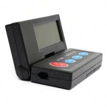 YUNRUX Parcel Scale 50kg/1g, Robust Platform Scale/Letter Scale/Precision Scale With Foldable External LCD Wall Display, Including Power Cable Or Batteries - Black - View 4