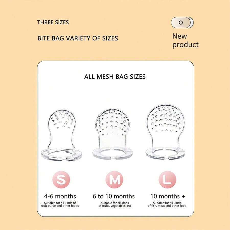 Fruit And Vegetable Auxiliary Feeding Pacifier, Infant Feeding Teether