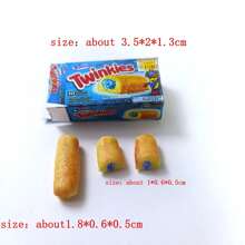 1/12 比例微型 Hostes、S 蛋糕娃娃屋食品迷你蛋糕微型娃娃屋杂货迷你娃娃食品立体模型和零食蛋糕适用于 Blyth 娃娃 ob11 生日礼物配件迷你厨房粘土食品配件 - 彩色 - 查看 11