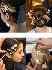 Ca. 100 Stück/200 Stück/500 Stück Gold/Silber Folie Papier für Kuchen und Lebensmittel Dekoration, auch geeignet für Kunst, Vergoldung, Dekoration, Basteln, Bilder, Rahmen, Skulpturen, Möbel, Kuchendekoration, Kuchendekoration, Kuchendeko, Kuchendekoreation Zubehör - Verschiedenfarbig - Übersicht 4