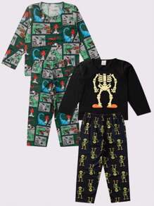 Young Boys Pajamas - 彩色 - 查看 1