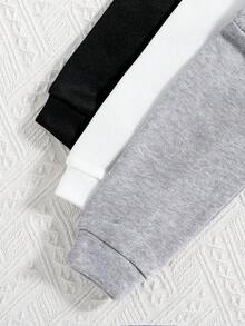 3 件 Tween 女童卡通印花保暖内衬圆领运动衫 - 彩色 - 查看 4