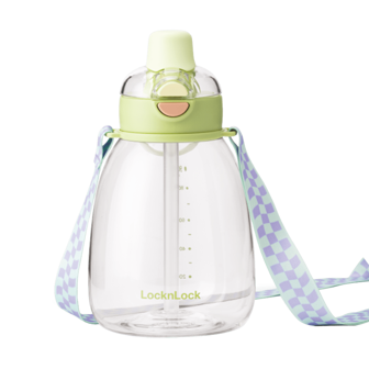 LocknLock Tritan Material Straw Water Cup, Large Capacity Water Bottle, Yoyo Cup