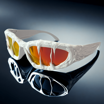 1 Pc Personal Designer Wrap Around Fashion Men Fashion Glasses Oval Vintage Punk Street Fashion Glasses For Women Outdoor Sport Party Shades Stylish Eyeglasses Halloween Looks Street Style And Suit For Sweater Jacket Sweatshirt Hoodie Leather Pants And Cargo Pants For Summer Beach Vacation,Outdoor,Travel