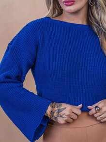 Women Sweaters - Xanh đậm - Xem 3