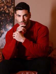 TRICOT DE LUXO Men Sweaters - Red - View 6