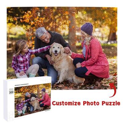 1Pc Customize Wooden Photo Puzzles, Create Your Own Personalized Photo Puzzles, Family, Wedding, Christmas, Thanksgiving, Birthday Gifts Room Decoration Ornamental Exquisite, Stylish For Women/Men, Baby Toys, Toddler Toys, Preschool Toys, Kids Toys, Custom Puzzles From Photos Ideal Gifts For Him Her For Him, Ideal Gifts For Her, For Anniversaries, For Birthdays