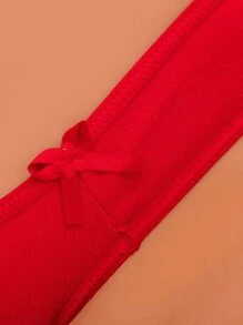 Women Bra & Panty Sets - 紅色 - 查看 3