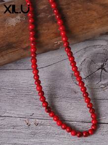 1條西部牛仔風格多彩珍珠項鍊，可自由配色 - 項鍊 - 查看 17