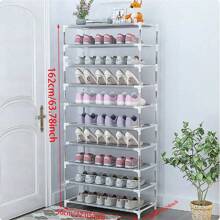 10 Layer Simple Shoe Rack Metal Shoe Shelf Footwear Amazing Shoerack Living Room Furniture Space Saving Shoes Organizer Stand Holder