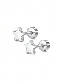 CIZME 2 piezas Pendientes de cartílago con circonita cúbica y ópalo plateado, anillos para el labio, joyería de piercing para cartílago/trago/hélice/concha, pendientes de cartílago/trago/hélice de acero inoxidable para mujer, pendiente de cartílago de 16G, pendientes de hélice con respaldo plano para cartílago, concha, joyería de piercing para mujer, pendientes de trago de 16G para mujer, pendientes de cartílago con respaldo plano de acero inoxidable, pendientes de botón con respaldo plano para labrete, concha, hélice, cartílago, trago, joyería de piercing