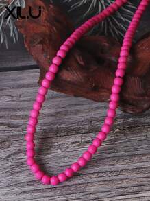 1條西部牛仔風格多彩珍珠項鍊，可自由配色 - 項鍊 - 查看 16