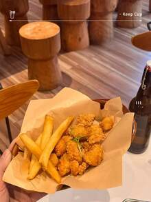 50/100pcs Disposable Baking Tray Liners Oil-Resistant Paper For Snacks, French Fries And Food, Tray Liners For Food Service - Multicolor - View 8