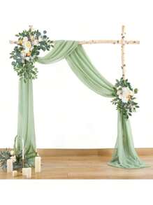 1pc, Vải tuyn trang trí nền vòm cưới Vải voan Dusty Rose Vải voan Rèm cửa Lễ cưới Tiệc chiêu đãi Đồ trang trí Rèm cửa Tiệc sinh nhật Đồ dùng Lễ Tiệc chiêu đãi Treo tường Quà tặng tốt nhất, Trang trí đám cưới, Trang trí nhà cửa, Trang trí phòng Quà tặng tiệc Cô dâu - Nhiều màu - Xem 12