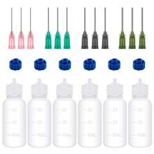 DONQE 24入組30ml膠水瓶，附設0.49oz、0.56oz、0.63oz、0.71oz針頭，適用於小型油瓶、酒精瓶、油漆、膠水等應用 - 彩色 - 查看 14