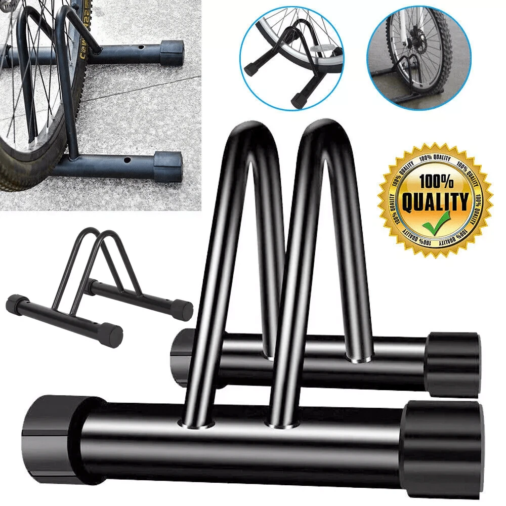 Bike Stan Rack For Bicycle Parking Stand Floor Mount Indoor Outdoor Heavy Duty - Black - View 1