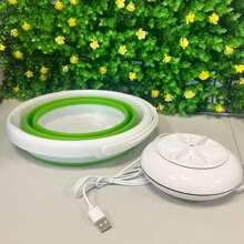 MINI CUBETA LAVADORA DE ROPA PORTATIL PLEGABLE - Multicolor - Ver 2