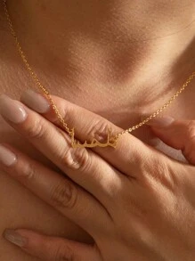 1 Dây chuyền tên tiếng Ả Rập tùy chỉnh cho nam nữ Dây chuyền mặt tên tiếng Ả Rập được cá nhân hóa Dây chuyền bằng thép không gỉ mạ vàng 18K có thể điều chỉnh Trang sức tiếng Ả Rập tùy chỉnh Phụ kiện thời trang Quà tặng Hồi giáo Bạc, Vàng vàng Phong cách, Thời trang mùa thu, Hợp đồng, Đơn giản, Thường ngày, Tiền cũ Tùy chỉnh, Cá nhân hóa, Quà tặng lý tưởng độc đáo cho bạn gái, Mẹ, Gia đình, Bạn bè, Con gái Cho ngày kỷ niệm, Ngày lễ tình nhân, Ngày của mẹ, Sinh nhật, Tốt nghiệp, Đeo hàng ngày, Đám cưới, Dạ hội, Năm mới Quyến rũ - Vàng - Xem 5