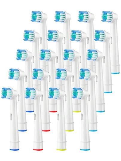 Testine di ricambio per spazzolino elettrico compatibili con Oral B Professional, testine di ricambio per spazzolini da denti per Pro 1000 500 1500 100 7500 DB4010 360 400 8000 7000 3000 6000 300 9600 2000 4000