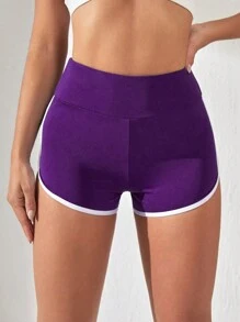 MURAMASA Women Sports Shorts - Màu tím - Xem 2