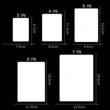 100pcs/Set Photo Plastic Film 3inch-12inch Clear Thermal Laminating Pouches Laminating Sheets For Laminator For DIY, Classroom Crafts - White - View 5