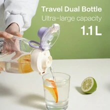 LocknLock Tritan 材质吸管水杯，大容量水瓶 - 旅行杯