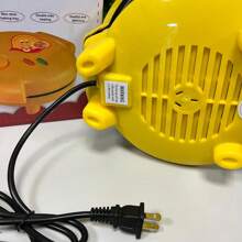 MINI WAFFLE MAKER , CREA 7 FIGURAS DIFERENTES O PANQUEQUES UNICOS - Mostaza Amarilla - Ver 4