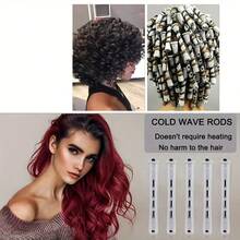 40pcs/Set Perm Rods Set - Create Natural Waves & Curls Of Hair Rollers - Suitable For DIY Hairdressing & Styling Of Long, Medium & Small Hair - Grey - View 5
