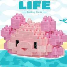 Tiny Particle Toy Building Block Set Plastic Ocean Creatures Series, Suitable For Festivals, Birthdays, And School Openings. Fun Pet Blocks, Interesting Mini-Challenging Blocks, Exercise Hands-On Skills, Building Block Set, DIY Creative Home Decor And Room Decoration Toy, Educational Science Toy, Adult Building Block Set Gift, Suitable For Festive Gifts, Birthday Gifts, New Year's, Chinese New Year, Valentine's Day, Easter, Mother's Day, Father's Day, Friends' Gifts Room Decoration